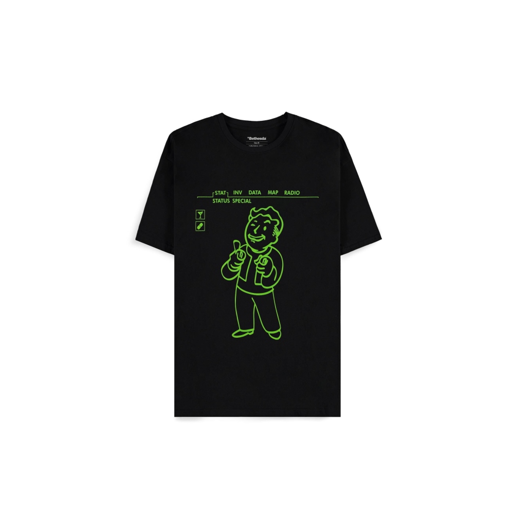 Fallout - Charisma +10 Heren T-shirt - Zwart
